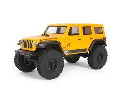 Axial Scx24 2019 Jeep Wrangler Jlu Crc 1 24 4wd Rtr Scale Mini Crawler Yellow Axi00002t2 Cars Trucks Jeep Wrangler Jeep Rc Jeep