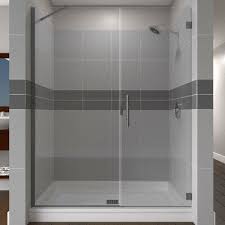 Arizona Shower Door Scottsdale 54 X 72 Hinged Frameless Shower Door With Invisible Shield By Clean X Frameless Shower Doors Shower Doors Frameless Shower