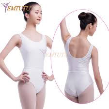 White Ballet Dance Leotard For Women Rad Ballet Belt Ballet