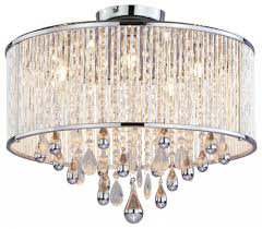 Led ceiling light lighting fixture modern lamp living room bedroom kitchen bathroom surface mount remote control. Five Light Chrome Clear Crystals Glass Drum Shade Semi Flush Mount Dvp11012ch Cry Lighting Depot