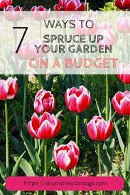 7 Ways To Spruce Up Your Garden On A Budget Gardenforbeginnersonabudget Budget Landscaping Budgeting Budget Garden