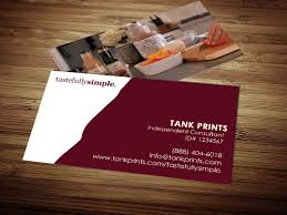 Contemporary business cards tend towards clean lines and simple designs that harken back to a modernist aesthetic, but this type of design can be a challenge to do well. Tastefully Simple Business Cards Tank Prints