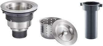 The following finishes are available for our plastic strainers, brass and plastic disposal flanges: Buy Rovogo 3 1 2 Inch Kitchen Sink Drain Stainless Steel Removable Deep Basket Strainer Tailpiece Included Online In Netherlands B0899hgrw9