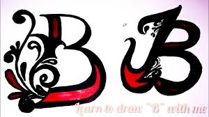 C.r.e.a.m lettering by chiv0 on deviantart. How To Make B Letter Tattoo Calligraphy Fancy Cursive Letter B Letter Mehndi Design B Design Youtube
