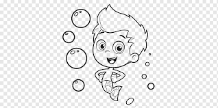 By the way there are many benefits of colorin pages: Coloring Book Child Drawing Guppy Bubbles Coloring Pages Png Pngwing