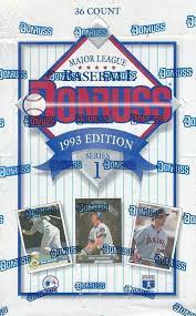 30 great baseball cards from the junk wax era. 1993 Donruss Series 1 Baseball Cards Box Break And Breakdown