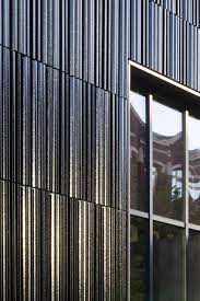 Terracotta Rainscreen Facade System Longoton Vertical Panels From Shildan Rainscreen Facade Rainscreen Facade Design