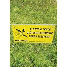 Electric fencing is a great choice for gardeners, farmers and livestock owners who are looking for a low maintenance fence to build around a nursery or pasture. Electric Fence Sign North Forty Feed Farm Supply