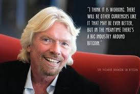Other investors are founders fund, and rrr ventures. Sir Richard Branson S Bitcoin Richard Branson Branson Bitcoin