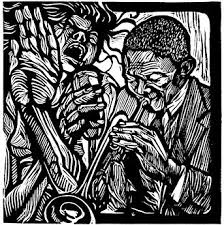 Black Art In America Steve Prince Eyekons Gallery Steve Prince Linocuts For Sale Linocut Artists Woodcuts Prints Linocut