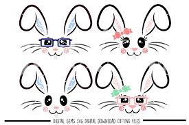 See more ideas about bunny, cute bunny, cute animals. Bunny Faces Svg Png Eps Dxf Files 50302 Svgs Design Bundles