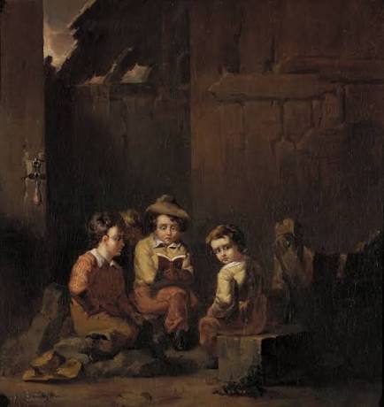 George H. Comegys, "The Ghost Story" (by 1840) | PAFA - Pennsylvania  Academy of the Fine Arts