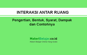 Pengertian Interaksi Antar Ruang Bentuk Syarat Dampak Dan Contohnya