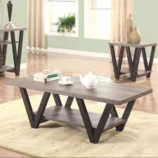 Coaster 70539 Two Tone Angled Leg Coffee Table Value City Furniture Cocktail Coffee Tables