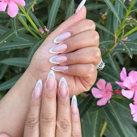 31 French Tip Wedding Nail Ideas From Classic to Glam