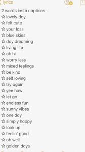 Don't want to rewrite the same sassy instagram caption on your picture again and again. 2 Words Insta Captions Instagram Captions Quotes Ig Captions Ideas S One Word Instagram Captions Short Instagram Captions Instagram Quotes Captions