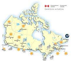 La Meteo Au Canada Environnement Canada Carte Meteo Meteo Canada