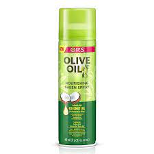 Amazon Com Ors Olive Oil Nourishing Sheen Spray Infused With Coconut Oil 11 7 Oz Pack Of 2 Beauty