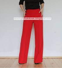 خياطة و تفصيل كيفية خياطة سروال نسائي واسع بالخطوات pants for women fashion clothes