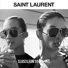 NEW Saint Laurent SL653 Leon Oversized Sunglasses in Black