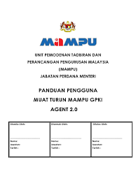 Logo baharu perkhidmatan gpki iii. Panduan Pengguna Muat Turun Mampu Gpki Agent 2 0 Pdf