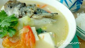 Salmon Head Soup 2 Salmon Head Marinated With Salt And Xiaohsing Wine For 30 Minutes Prior To Cooking Other In Fish Head Soup Salmon Soup Yam Soup Recipe