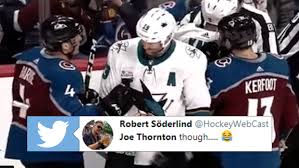 Most recently in the nhl with edmonton oilers. Joe Thornton Casually Dealing With Tyson Barrie In A Scrum Is The Ultimate Veteran Move Article Bardown