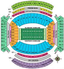 Bryant Denny Stadium Visitor Seating Chart 2019