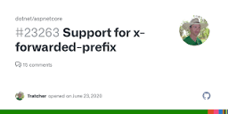 Support for x-forwarded-prefix · Issue #23263 · dotnet/aspnetcore ...
