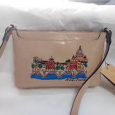 Patricia Nash Leather Aimee Nice France Leather Crossbody Bag New