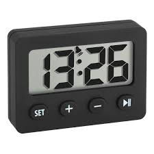 Search for other fancy and digital fonts. Digital Alarm Clock With Timer And Stopwatch Tfa Dostmann