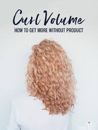 Either way, you'll get impressive volume. How To Get Volume In Curly Hair Using Clips Hair Romance
