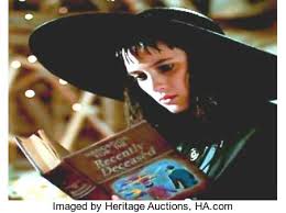 And it's with this beetlejuice themed note card set featuring 20 blank note cards, 20 envelopes, 20 sticker seals and a pocket journal. A Prop Book Titled Handbook For The Recently Deceased From Lot 46067 Heritage Auctions