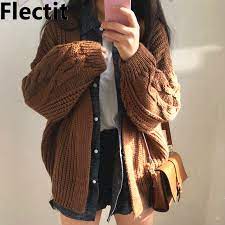 Swimsuitsforall.com has been visited by 10k+ users in the past month Flectit Women Cable Knit Cardigans Open Front Long Sleeve V Neck Cozy Cardigan Sweater Womens Autumn Winter Outfit Cardigans Aliexpress