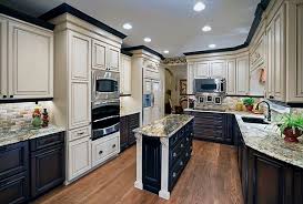 white and black formal kitchen