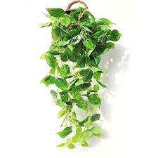 Justoyou Artificial Hanging Plants Ivy Vine Fake Leaves Greeny Chain Wall Home Room Garden Artificial Hanging Plants Hanging Plants Plants For Hanging Baskets