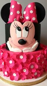 Second 2nd birthday party decorations themed of minnie mouse for girls black and pink, glittery cake topper, minnie door hanging 4.5 out of 5 stars 49 $19.99 $ 19. 1001 Ideas For The Cutest Minnie Mouse Cake For Your Little One