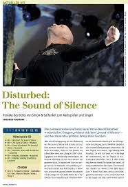 The sound of silence (2019). Disturbed The Sound Of Silence Studio Neumann Musik Bildung