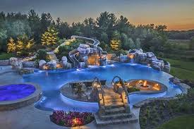 Pin By Adelynn Nyhof On Houses House Ideas Lazy River Pool Backyard Pool Designs Beautiful Pools