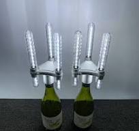 Factory Supplier 3 Head Rechargeable LED Strobe Baton Champagne Service  Glorifier Bottle Topper LED Sparkler Light for Party Bar