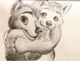 First attempt at furry art. Pencil on paper. Want to get better, so looking  for feedback. : rFurryArtSchool