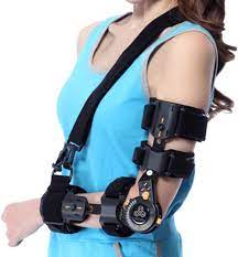 Amazon Com Cubital Tunnel Syndrome Elbow Brace Splint To Treat Pain From Ulnar Nerve Entrapment Hyperextended Elbow Prevention And Post Surgery Arm Immobilizer Left Garden Outdoor