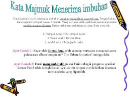 Kata majmuk didefinisikan sebagai bentuk kata yang wujud apabila dua kata dasar atau lebih dirangkaikan menjadi satu kesatuan sintaksis yang membawa makna tertentu. Kata Majmuk Ialah Rangkaran Dua Kata Dasar Atau