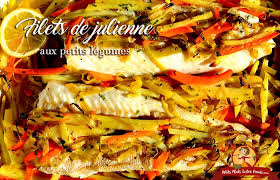 Filet De Julienne Aux Petits Legumes Filet De Julienne Recettes De Cuisine Recette Julienne De Legumes