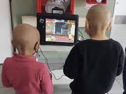He builds gaming consoles for children with cancer