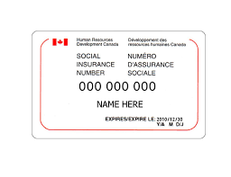 Social Insurance Number Psd Template In 2020 Psd Templates Templates Photoshop Program