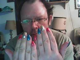 Polished bone and chromium wood with macros