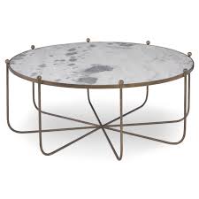 Mr Brown Tangmere Global Marble Gold Spindle Coffee Table Coffee Table Eclectic Coffee Tables Marble Coffee Table