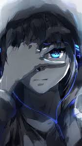 Anime boy wallpaper, hoodie, blue eyes, headphones, painting • wallpaper for you hd wallpaper for desktop & mobile. Savage Anime Boy 1080x1080 Drone Fest
