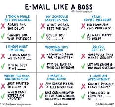 An Organized Chart For Emailing Like A Boss